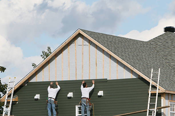 Professional Siding Contractor technician working in Bunola, PA